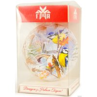 Елочная игрушка Грай Медальон Синички Ф-94