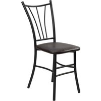 Стул ВВР Трилогия (шоколад крокодил/черный, экокожа)