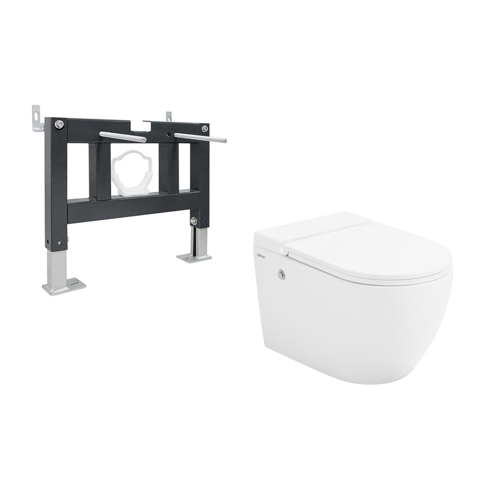 

Унитаз подвесной Abber Bequem AC1108P-AC0101P (с импульсным смывом)