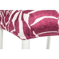 Чехол для стула Si Brano Принт (бело-красный)