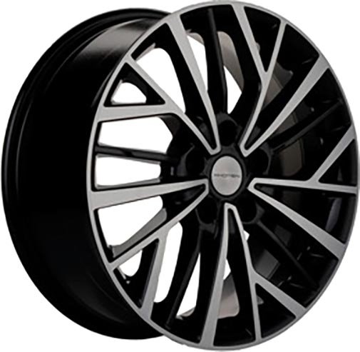 

Литые диски Khomen KHW1717 Chery Tiggo 17x7" 5x108мм DIA 60.1мм ET 45мм Black FP