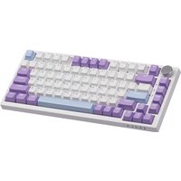 Клавиатура Ajazz AK820 (белый/фиолетовый, Ajazz Sea Salt)