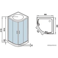 Душевая кабина WeltWasser WW500 Werra 804