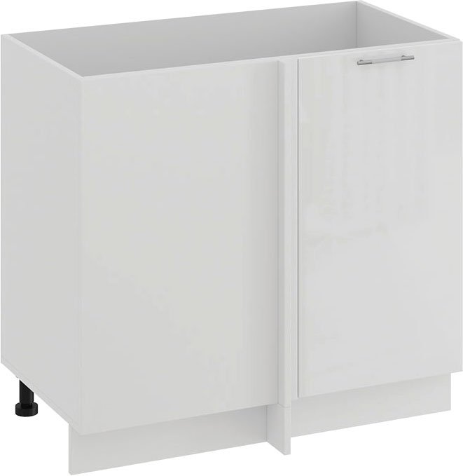 

Шкаф напольный Трия Весна 1Н9У (белый/белый глянец)