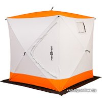 Палатка для зимней рыбалки Fish2Fish Куб 2м (белый/оранжевый)