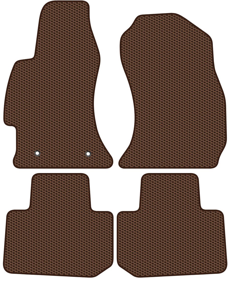 

Комплект ковриков для авто Alicosta Subaru Forester (suv / SJ) 2012 - 2019 (коричневый, сота)