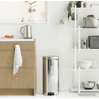 Мусорное ведро Brabantia Pedal Bin NewIcon 30 л (стальной полированный)