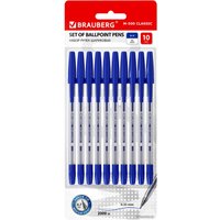 Набор шариковых ручек BRAUBERG M-500 143454 (10 шт.)