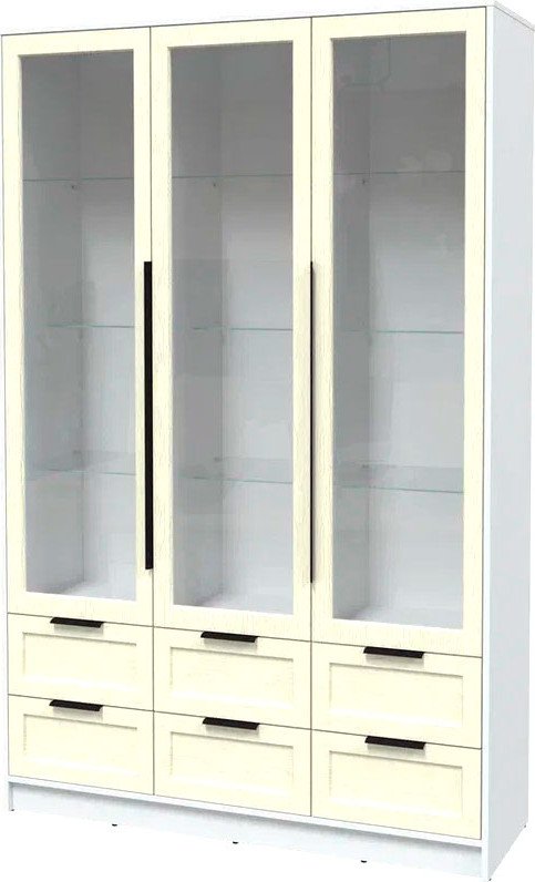 

Шкаф-витрина Интерлиния Концепт Тренд КТ-ШВ3 (белый платинум/дуб снежный)