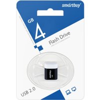 USB Flash SmartBuy Lara 4GB (черный)