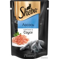 Пресервы Sheba Ломтики в соусе. Лосось 75 г