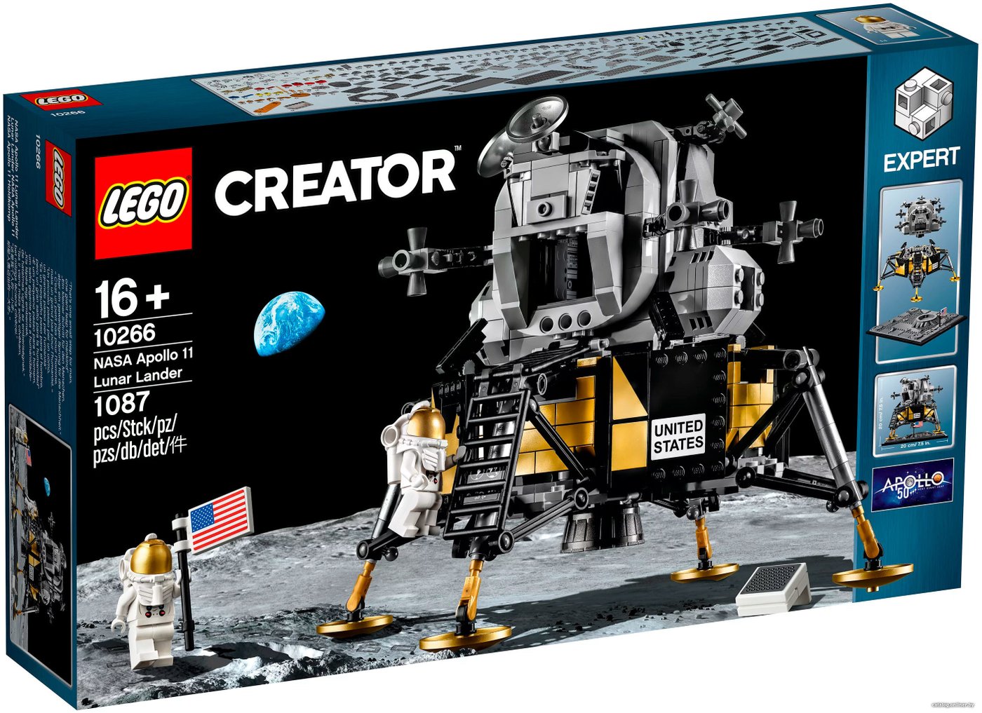 Конструктор LEGO Creator 10266 Лунный модуль корабля Апполон 11 НАСА