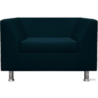 Интерьерное кресло Brioli Дедрик (J17/темно-синий)