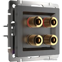 Розетка акустическая Werkel WL04-AUDIOx4