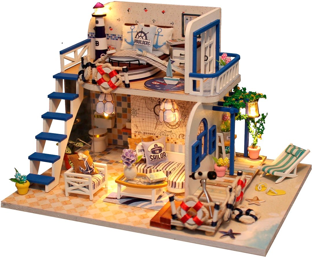 

Румбокс Hobby Day DIY Mini House Домик у моря (M032)