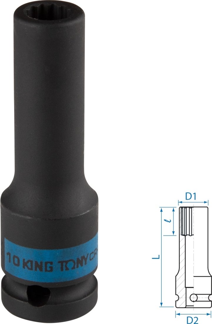 

Головка слесарная King Tony 443010M