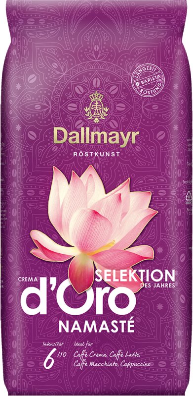 

Кофе Dallmayr Crema d'Oro Selektion Des Jahres 2023 Namaste зерновой 1кг