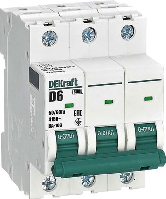 Выключатель автоматический Schneider Electric DEKraft 12365DEK