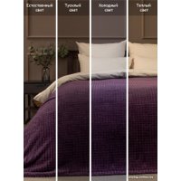 Плед Tex Republic Deco Кубики Фланель 200x220 93423 (сиреневый)