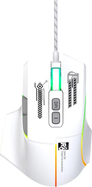 

Игровая мышь R8 1639 (белый/серый)