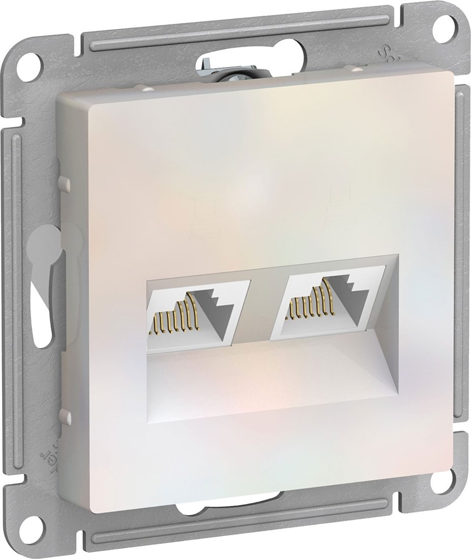 Розетка компьютерная Systeme Electric AtlasDesign ATN000485