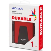 Внешний накопитель ADATA DashDrive Durable HD650 AHD650-1TU31-CRD 1TB (красный)