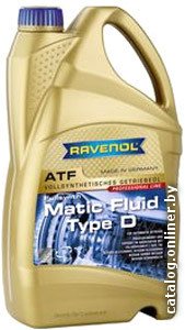 Трансмиссионное масло Ravenol ATF Matic Fluid Type D 5л