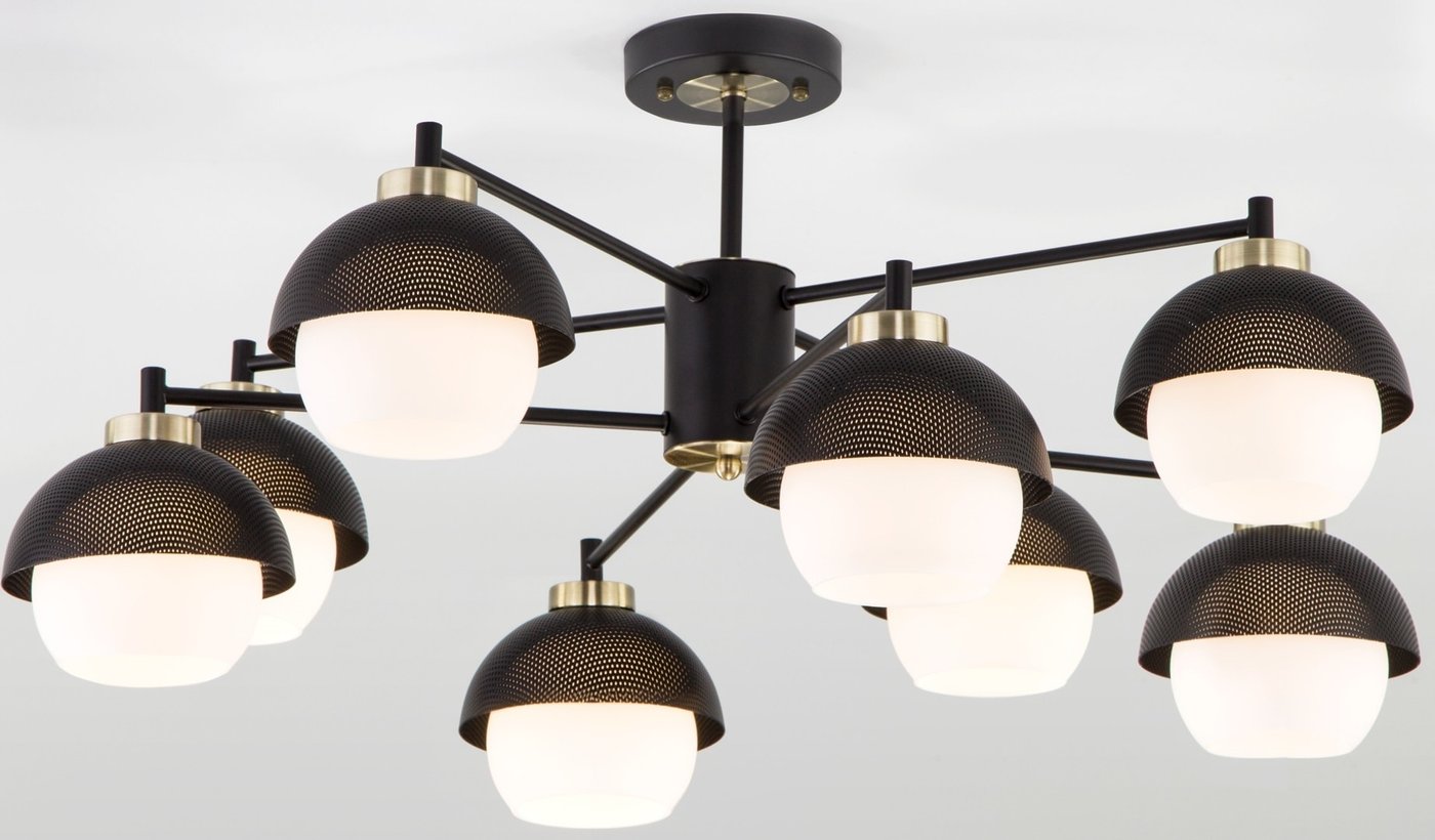 

Люстра средней высоты Евросвет Nocciola 70106/8 (Black)