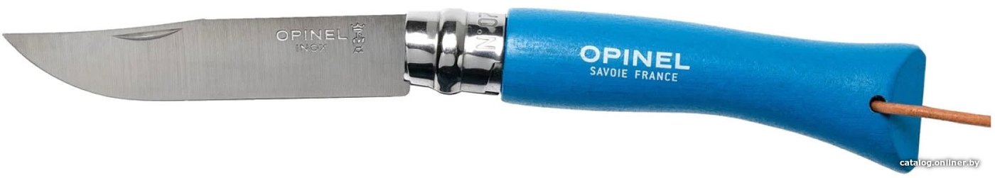 Складной нож Opinel N°7 Trekking нержавеющая сталь (голубой)