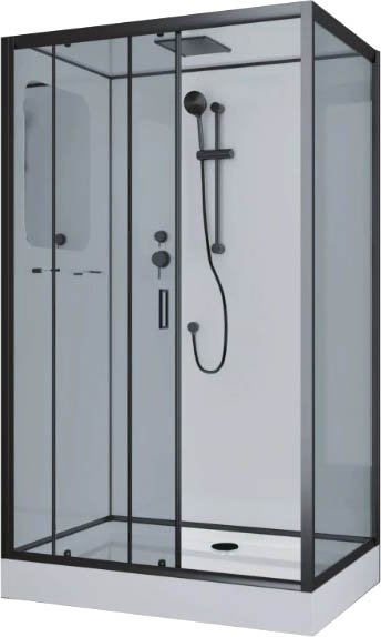 

Душевая кабина Niagara NG-6912-01QL Black 120x80x210 (тонированное стекло)