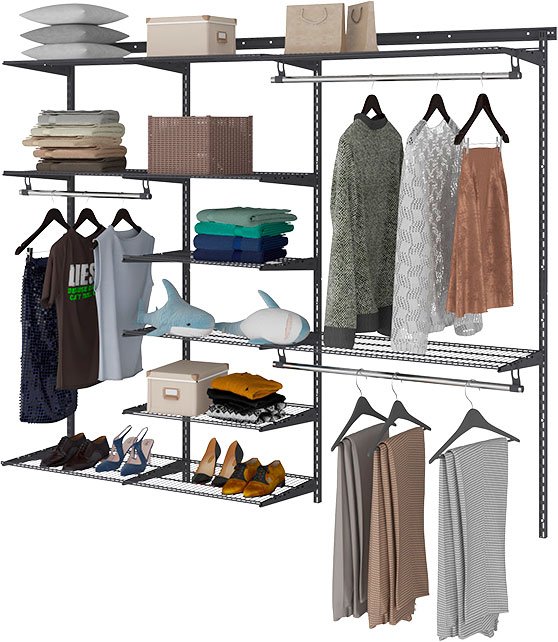 

Вешалка-гардероб Практик Max G210 (графит)