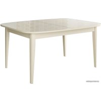 Кухонный стол Васанти плюс Партнер ПС-3 140-180x80 (бежевый глянец/бежевый)