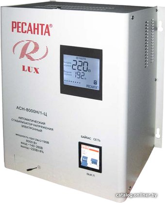 Стабилизатор напряжения Ресанта Lux АСН-8000Н/1-Ц