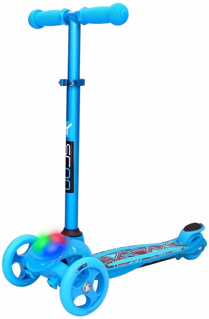 

Трехколесный самокат Y-Scoo RT Trio Diamond 120 Kaleidoscope (синий)
