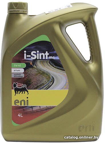 Моторное масло Eni i-Sint MS 5W-40 4л