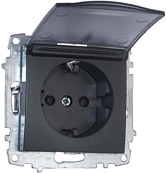 

Розетка Elbi Zena-Vega 609-011100-218 (графит)