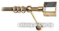 Карниз для штор Lm Decor Куб 177 1р гладкий (антик, 1.6м)