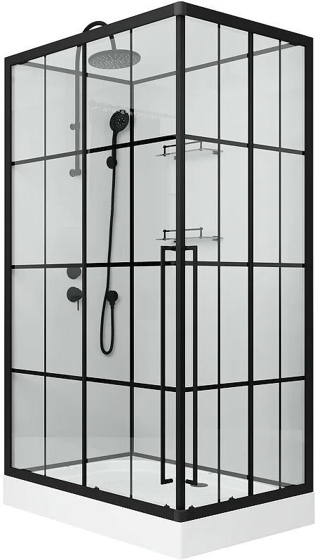 

Душевая кабина Niagara Standart ST120/80/15QR/KL/BKT 120x80x215