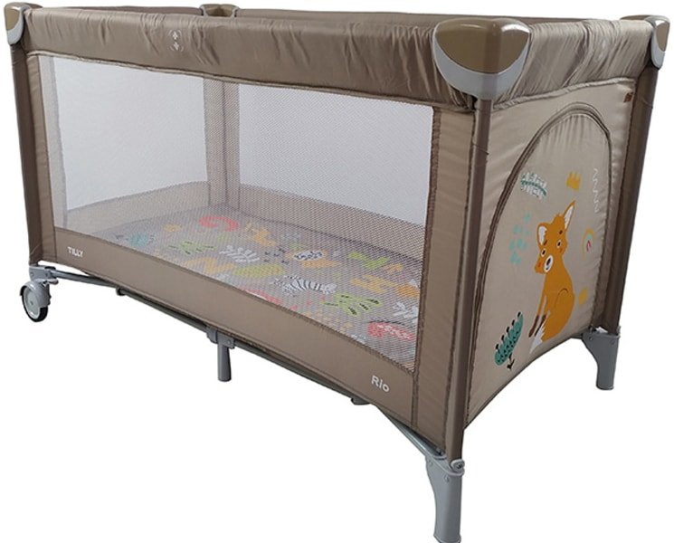 

Манеж-кровать Baby Tilly T-1011 Rio (песочно-бежевый)