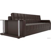 Диван Лига диванов Атлантида 102239 (экокожа, коричневый)
