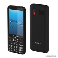 Кнопочный телефон Maxvi B35 (черный)