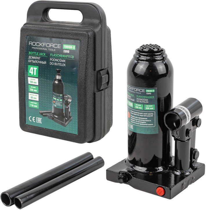 

Бутылочный домкрат RockForce RF-T90404-S(Euro) 4т