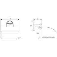Держатель для туалетной бумаги Ledeme L1903