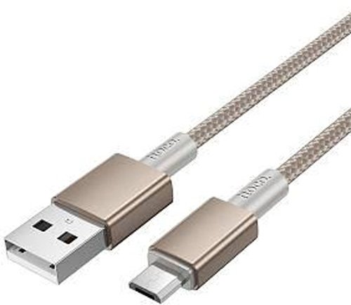 Кабель Hoco X119 USB Type-A - microUSB (1 м, золотистый)