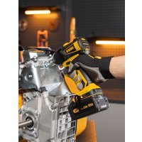 Гайковерт Denzel CIW-IB-300 26501 (с 1-им АКБ, кейс, набор оснастки)