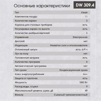 Встраиваемая посудомоечная машина Zigmund & Shtain DW 309.4