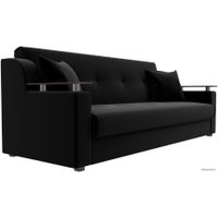 Диван Лига диванов Сенатор 100618 (черный)