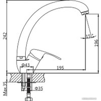 Смеситель AV Engineering AVZKN4-A267-647