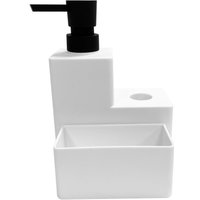 Дозатор для моющего средства HOMY Harmony Set HS06 (белый)