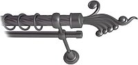 

Карниз для штор Lm Decor Кения 023 2р витой (антрацит, 3.6м)